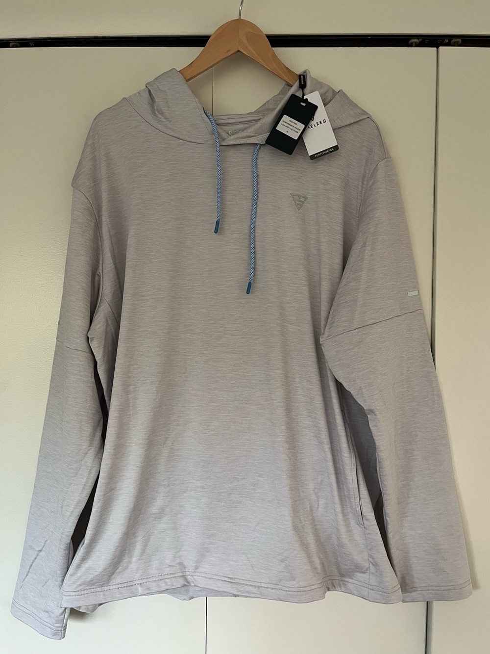 Light Gray Men's Golf Hooded Sweatshirt